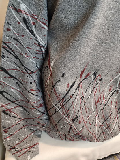Handpainted Custom Zodiac Teddy Bear Hoodie